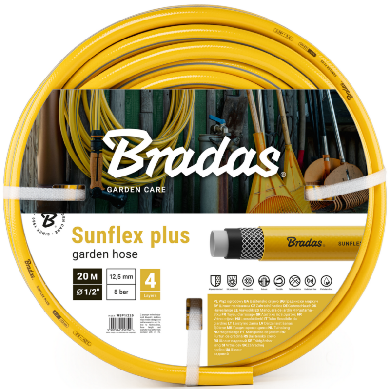 Hadice zahradn� 1/2" 20m Bradas Sunflex plus