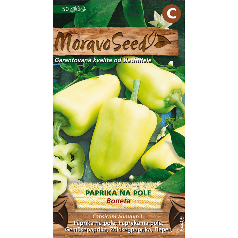 Paprika zeleninov� ran� BONETA na pole, osivo