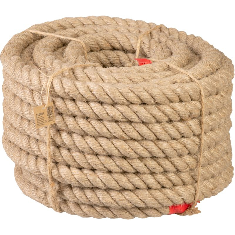 Lano p��rodn� jutov� 20m x 20mm, trojpramenn�
