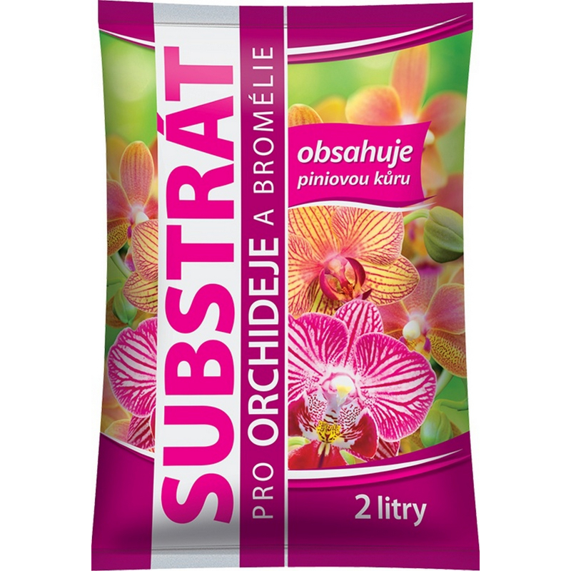 Substrát pro orchideje a bromélie 2l