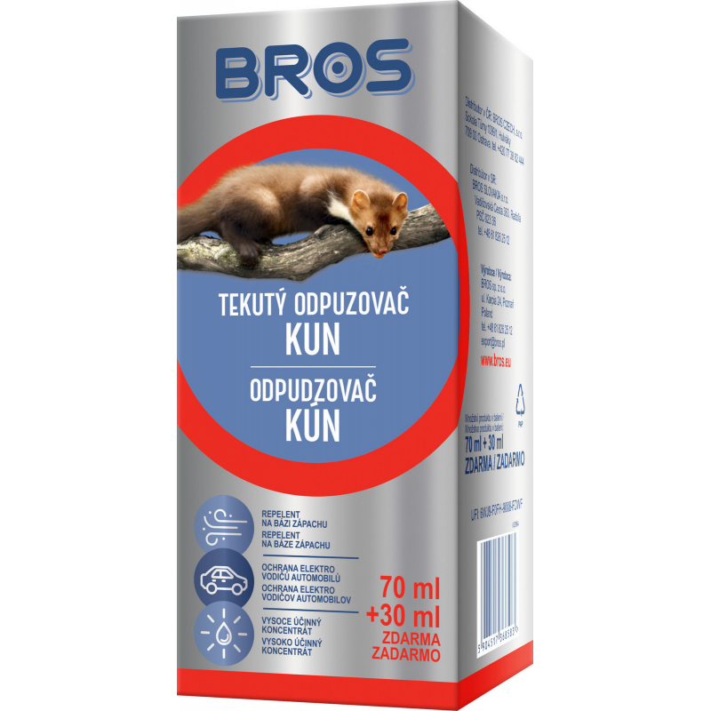 Odpuzovač kun BROS 100ml