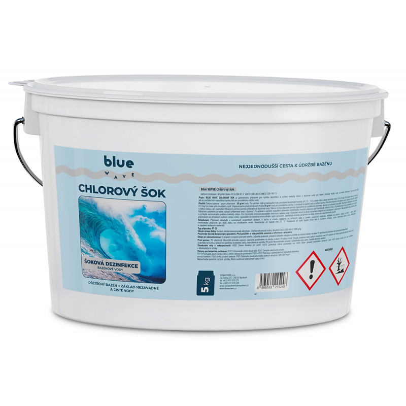 5 kg chlor šok, Blue Wave