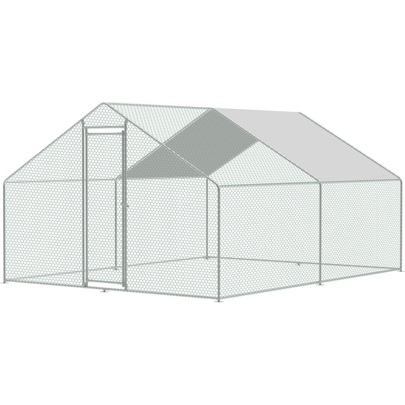 Voliéra pro slepice se střechou 4x3x2m, kurník