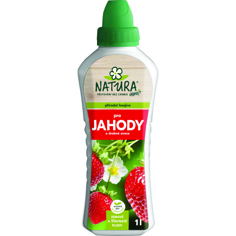 NATURA přírodní hnojivo na jahody a drobné ovoce 1 l