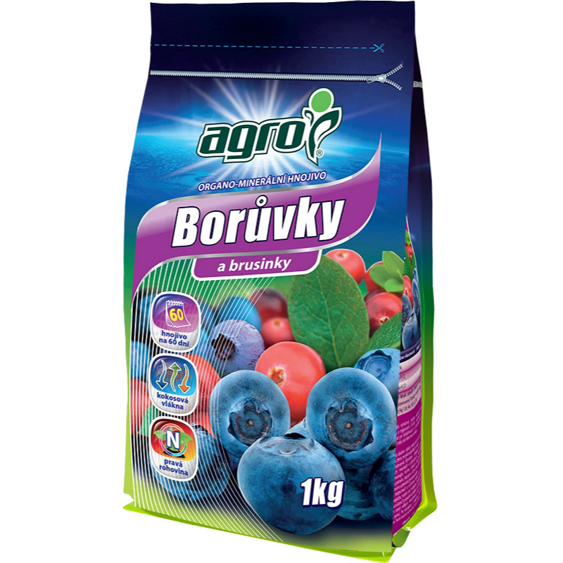 Agro organominerální hnojivo borůvky a brusinky 1kg