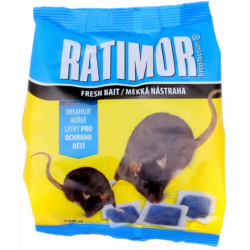 Ratimor měkká návnada na myši a potkany 150 g
