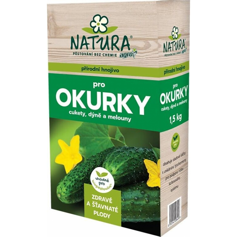 NATURA přírodní hnojivo na okurky a cukety 1,5 kg