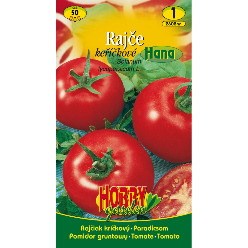 Rajče keříčkové HANA kulaté, osivo