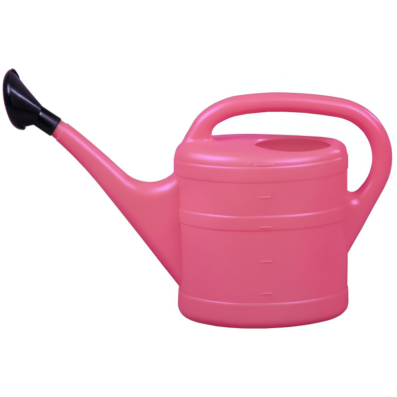 Konev zahradní plastová růžová 5l