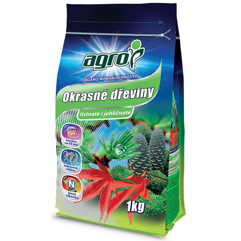 Agro organominerální hnojivo okrasné dřeviny 1kg