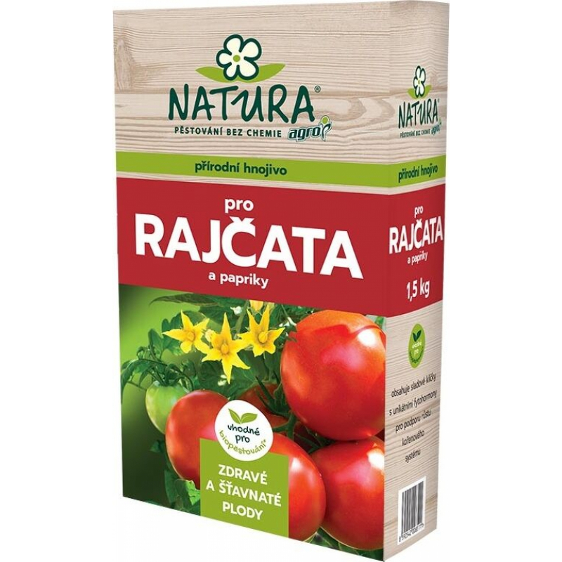 NATURA p��rodn� hnojivo na raj�ata a papriky 1,5 kg