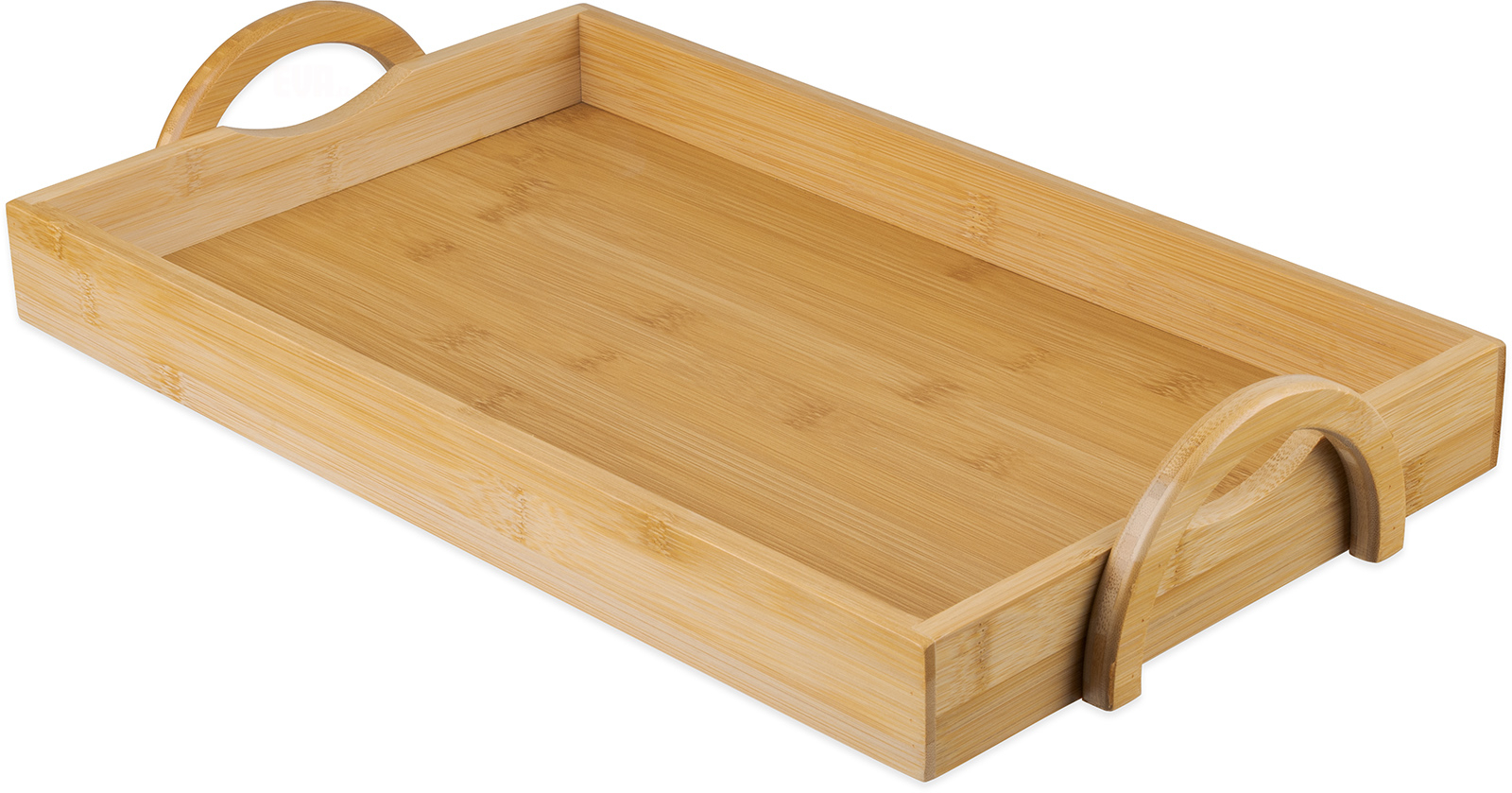 Podnos servírovací dřevěný s uchy 46 x 27 cm