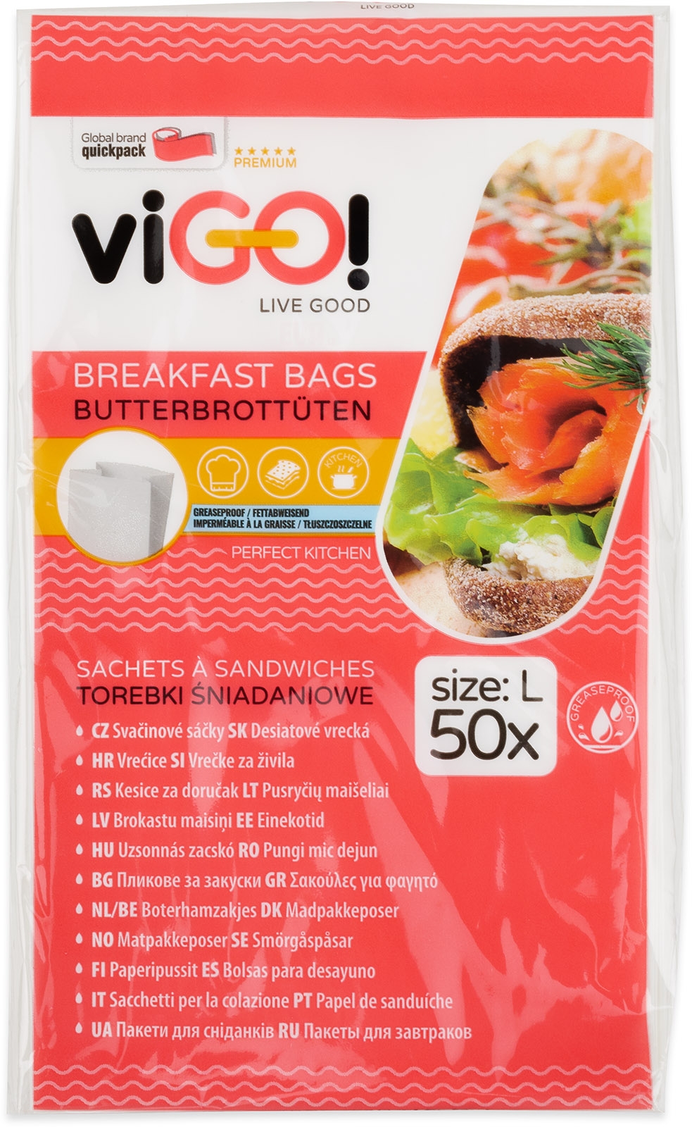 S��ky sva�inov� pap�rov� odoln� v��i mastnot�, 50 ks, 22x19 cm, FSC certifik�t