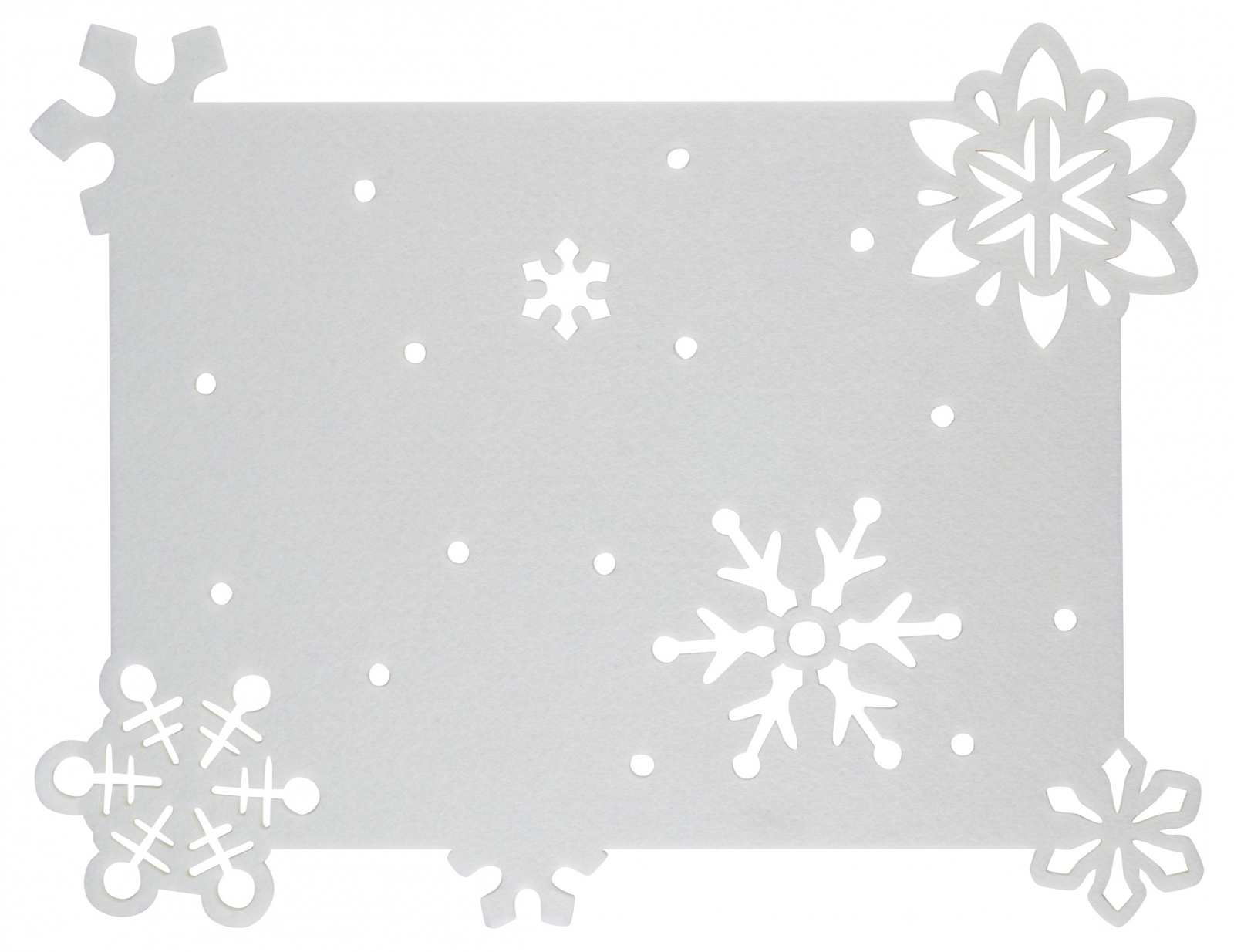 Prost�r�n� kuchy�sk� V�no�n� plst�n� b�l� 45x35cm