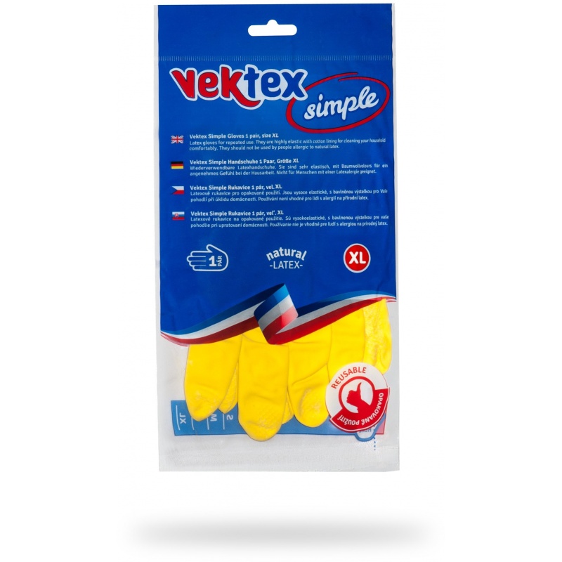 Rukavice úklidové Vektex SIMPLE vel. XL