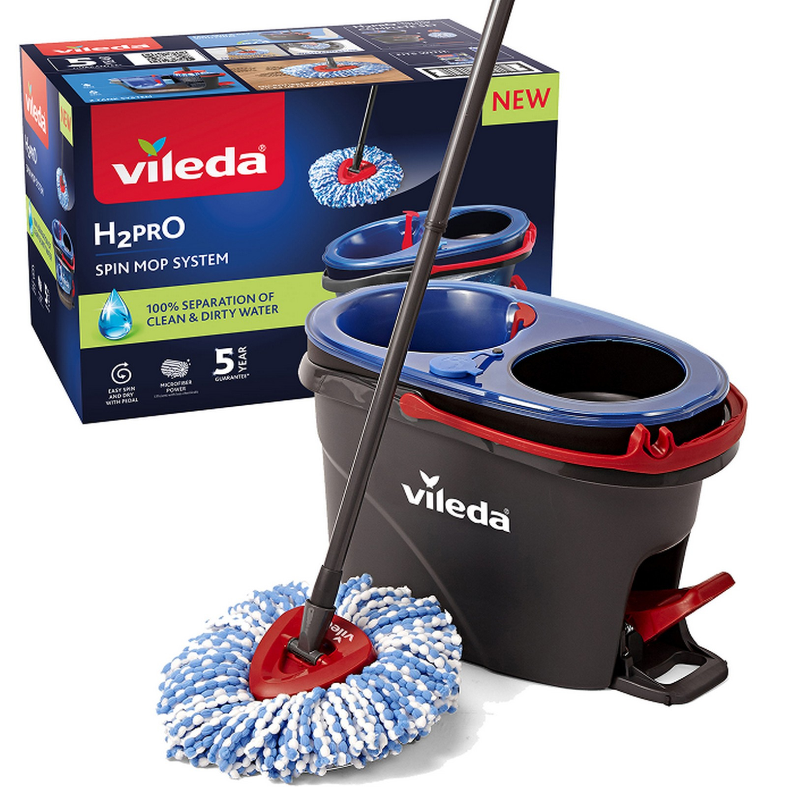 Vileda H2prO třásňový rotační mop 178332