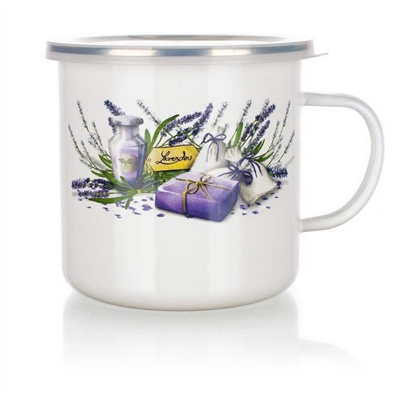 Hrnek Banquet smalt LAVENDER 0,7 l