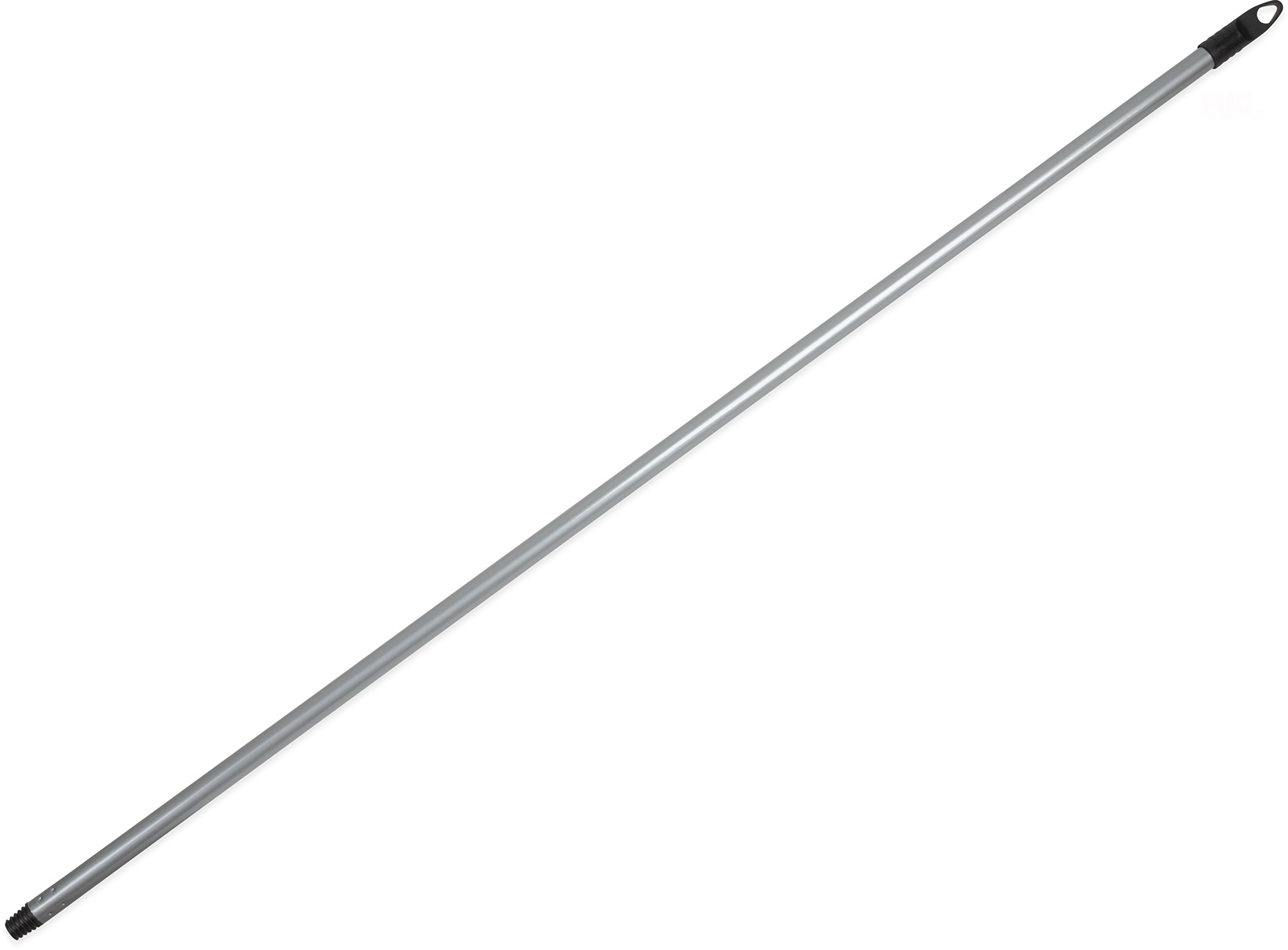 Násada 130cm hrubý závit stříbrná