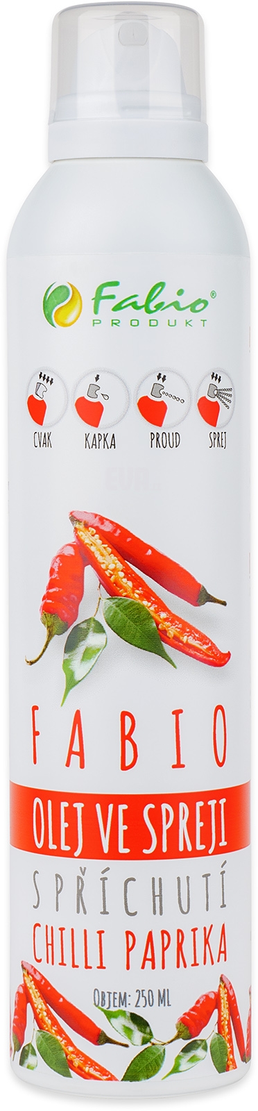 Olej Fabio ve spreji ochucený - CHILLI 250 ml