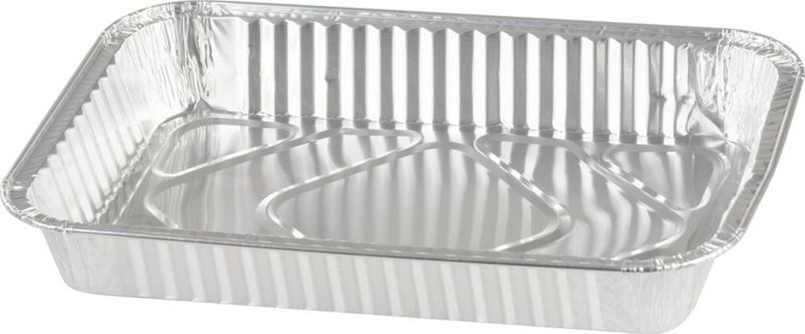 3x miska hranat� hlin�kov� na gril 31,5 x 21,3 cm