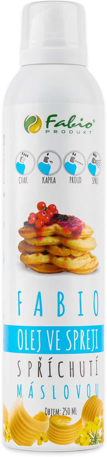 Olej Fabio ve spreji ochucený - MÁSLOVÝ 250 ml