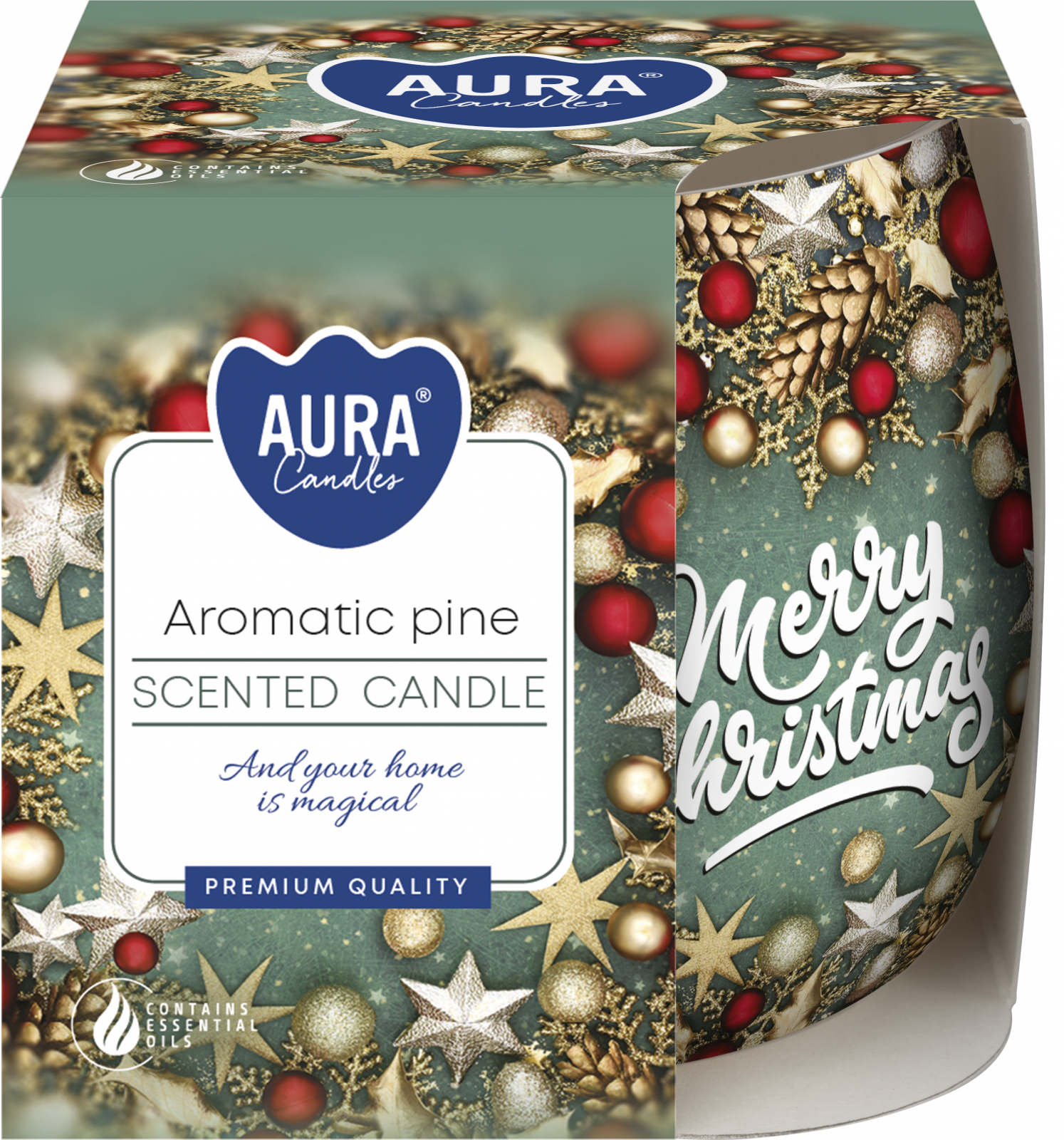 Dekorativní svíčka vonná Aromatic Pine 100 g
