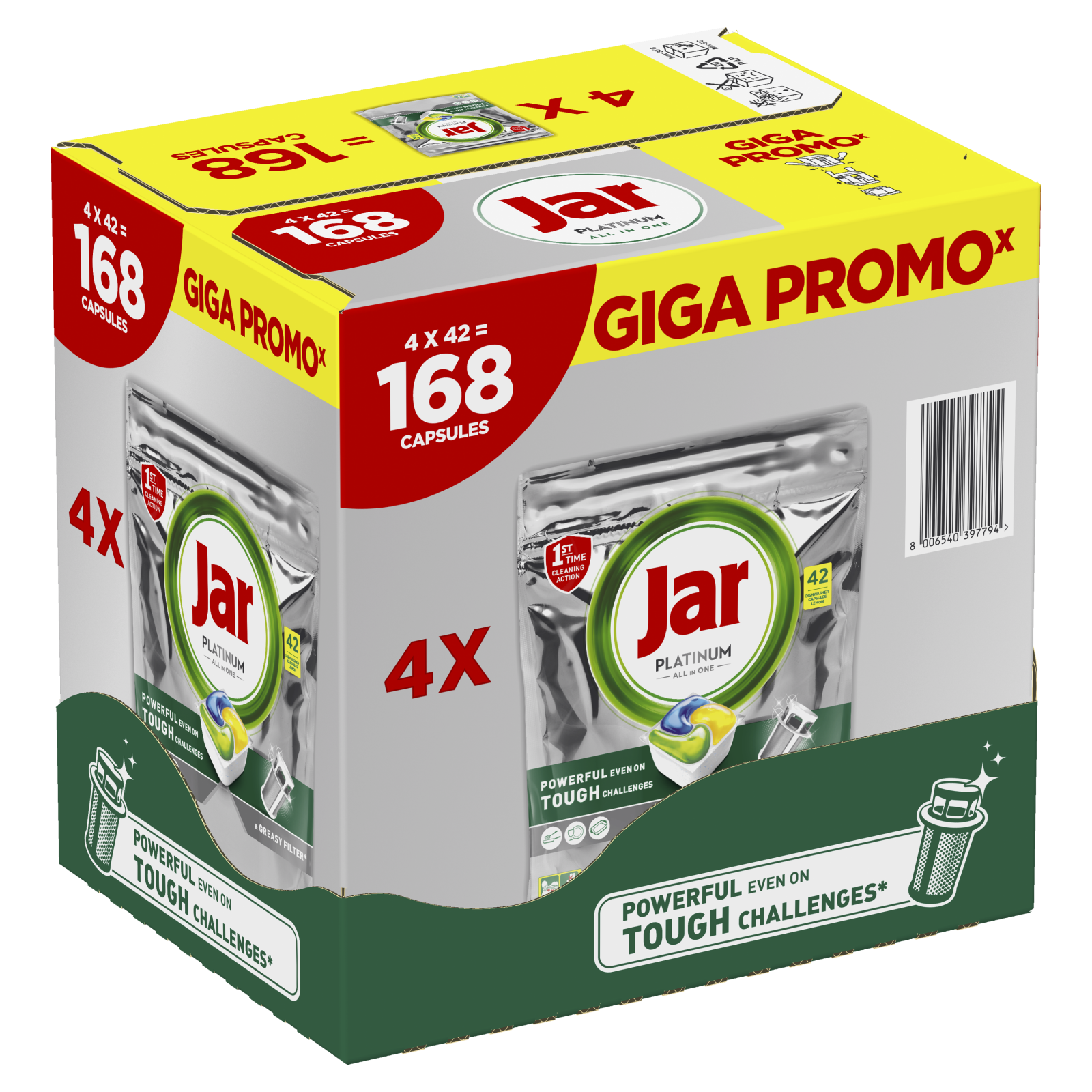 JAR Platinum tablety Giga Box 168 ks (4x42) 