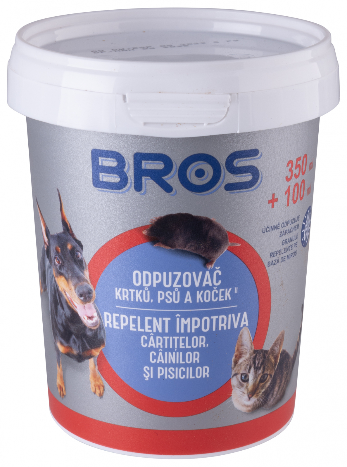 BROS odpuzovač krtků, psů a koček 450ml