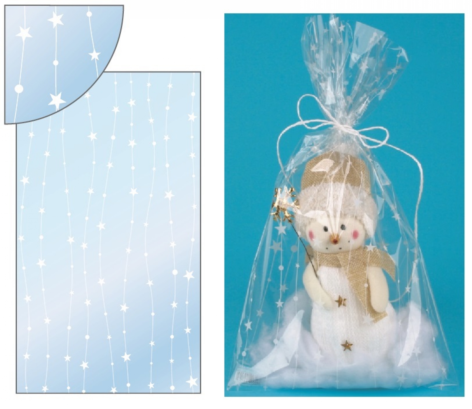 S��ek pr�hledn� s hv�zdi�kami 20 cm x 35 cm