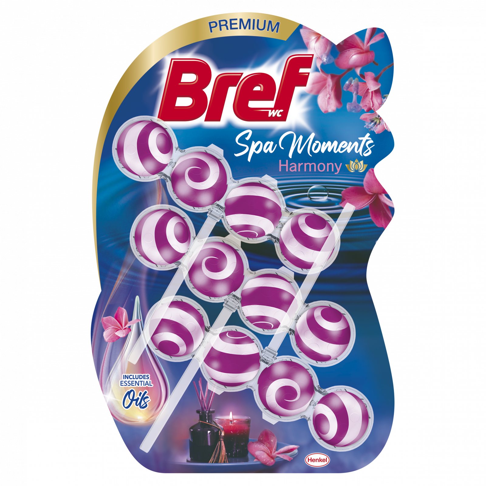 WC BREF Spa Moments 3 x 50 g Harmony