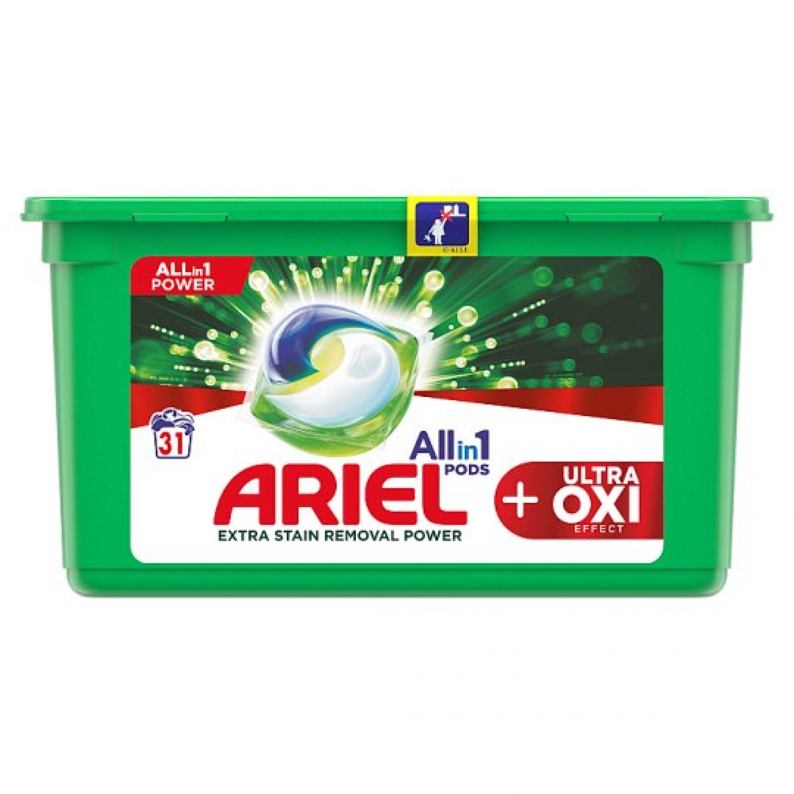 ARIEL All in 1 Oxi Effect gelové kapsle 31 ks