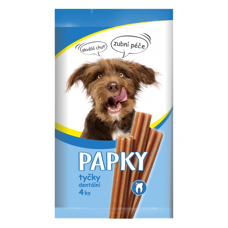 PAPKY dent�ln� ty�inky pro psy 4 ks