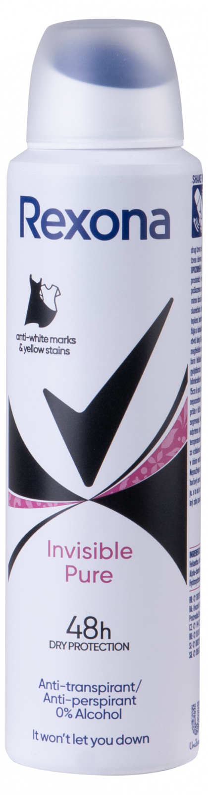 REXONA antiperspirant Invisible Pure 150 ml