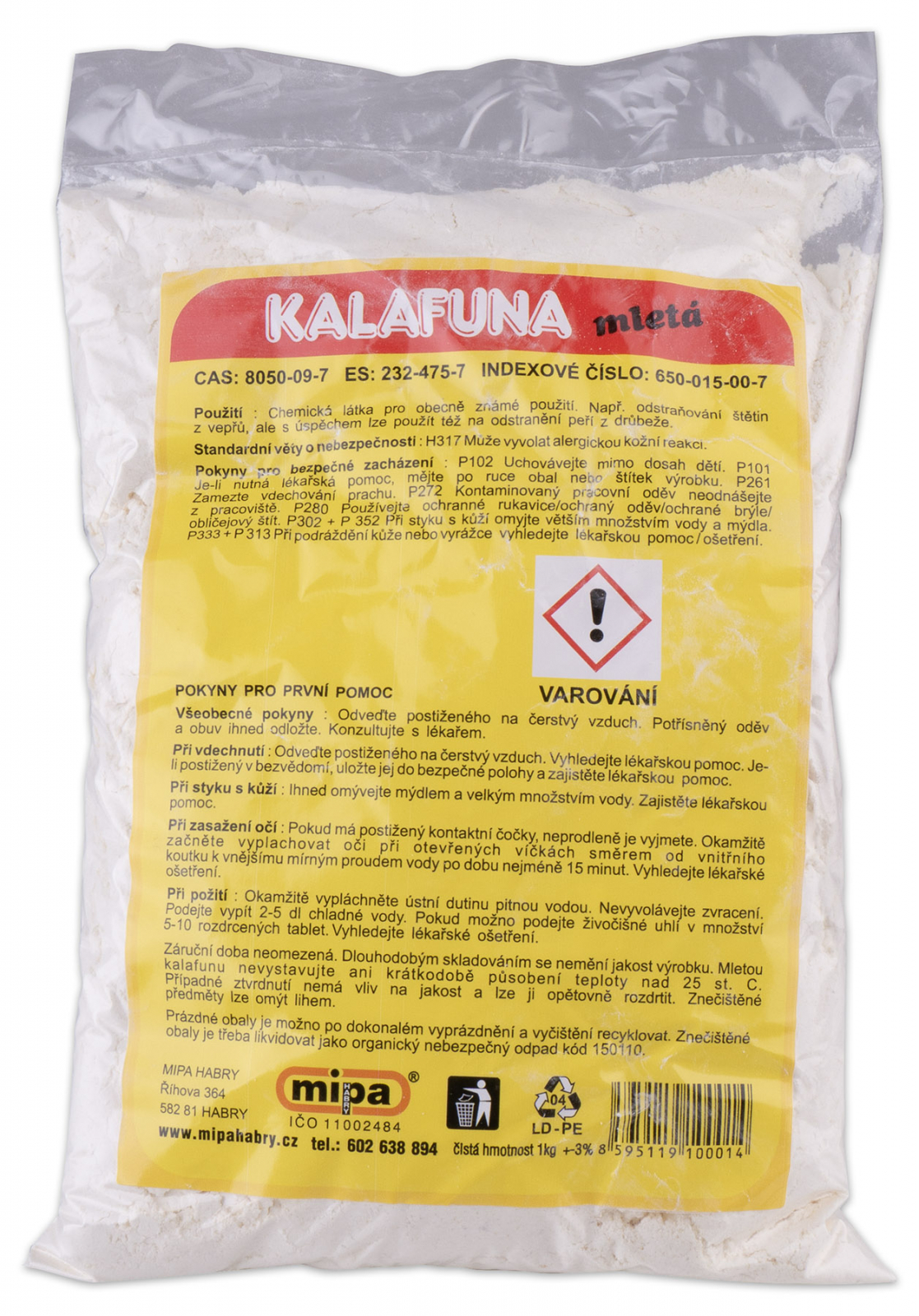Kalafuna jemně drcená 1 kg