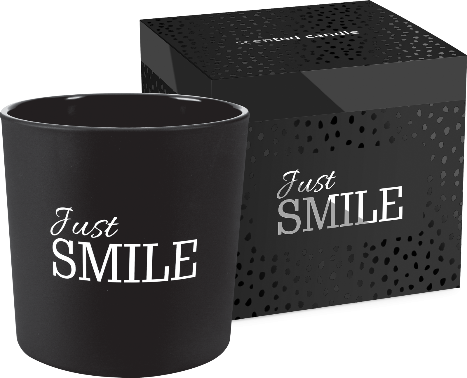 Svíčka Just Smile broskev a karamel, 2 knoty 300 g