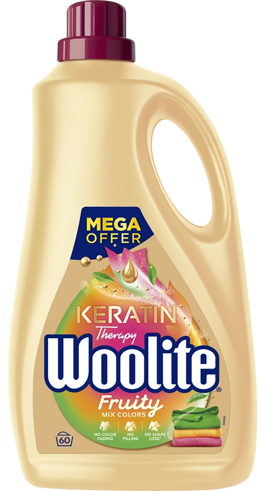 WOOLITE gel 3,6 l/60 PD Mix Colors Fruity
