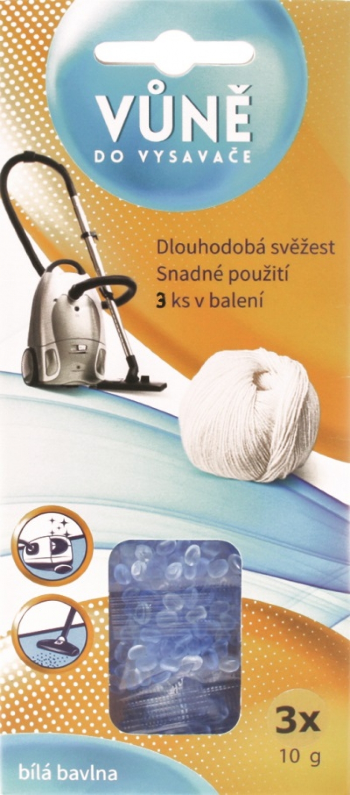 V�n� do vysava�e B�l� bavlna 3 x 10 g