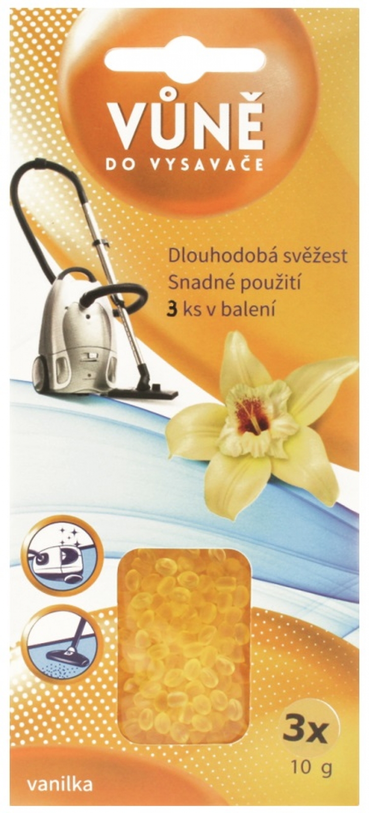 Vůně do vysavače Vanilka 3 x 10 g