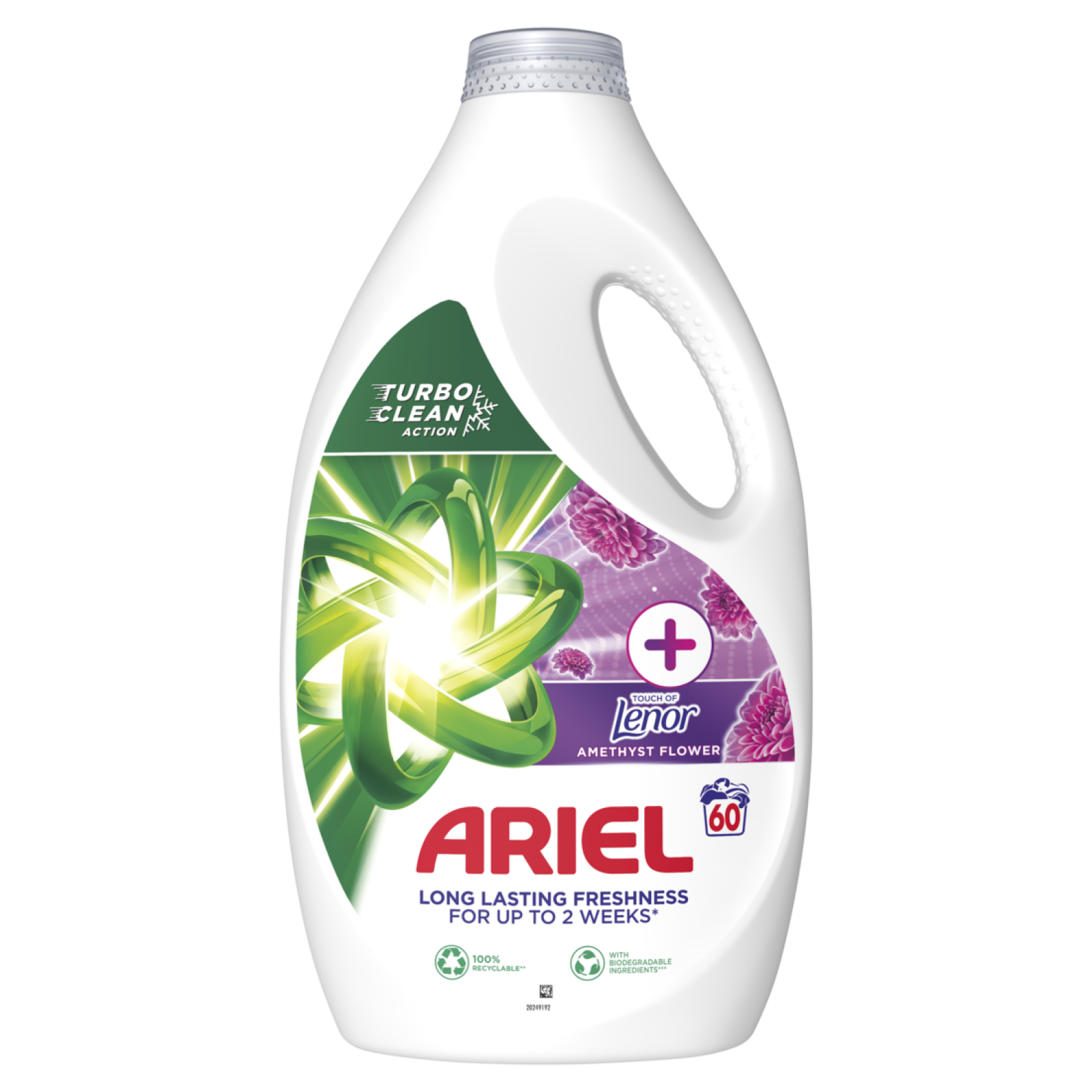 ARIEL gel + Lenor Amethyst 3 l/60 PD