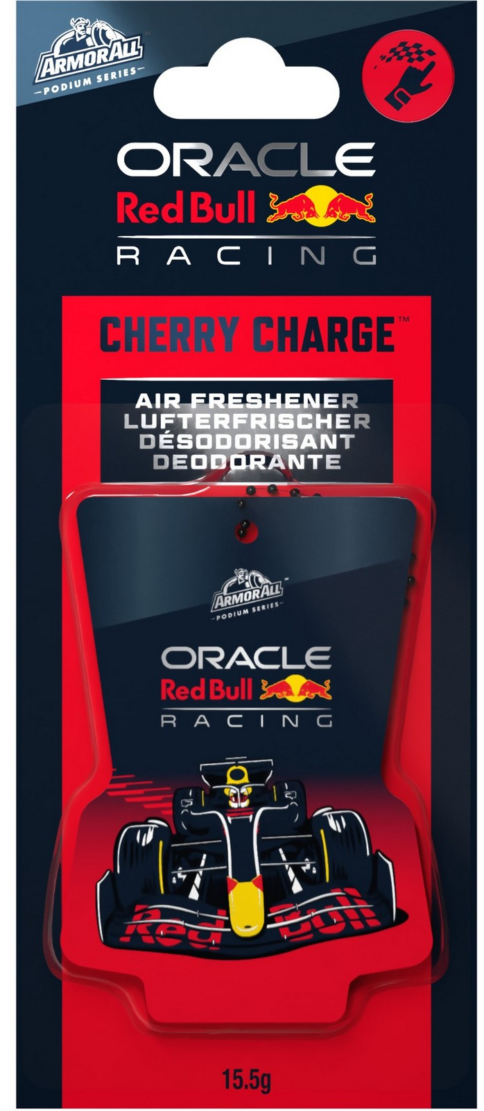 Vůně do auta Armor All ORACLE Red Bull Racing F1 Cherry 15,5 g