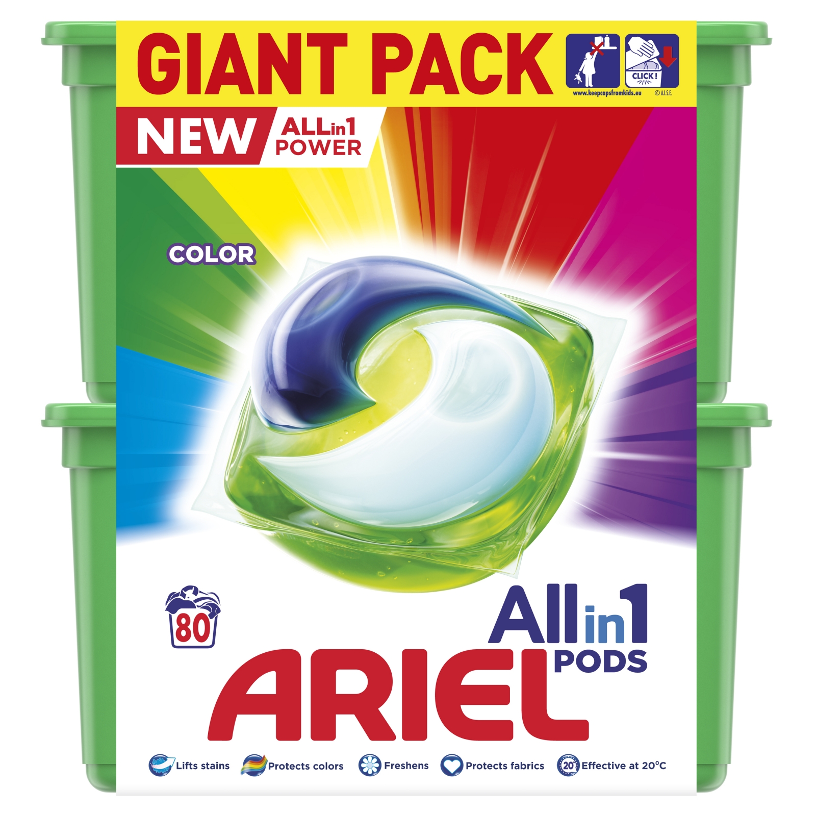 ARIEL All in 1 gelov� kapsle 80 ks Color