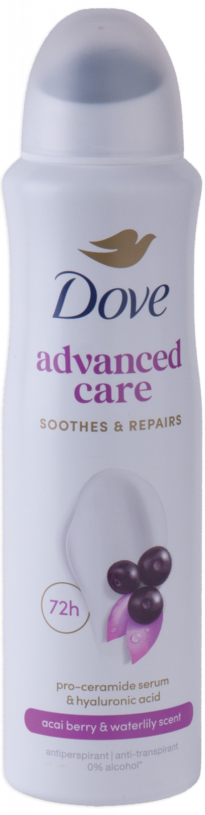 DOVE deospray Advanced Acai Berry & Waterlily 150 ml