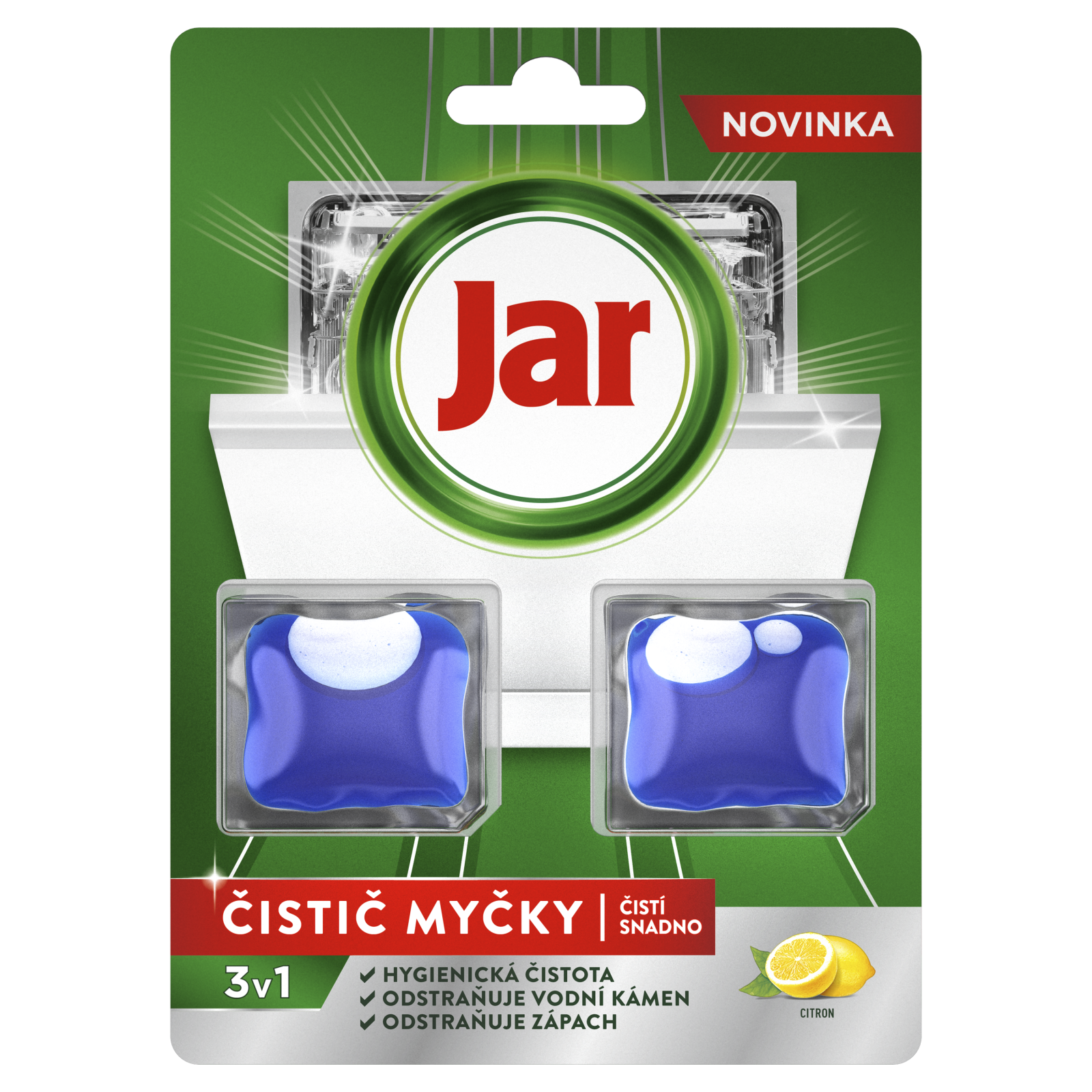 JAR čistič myčky 3v1 2 ks