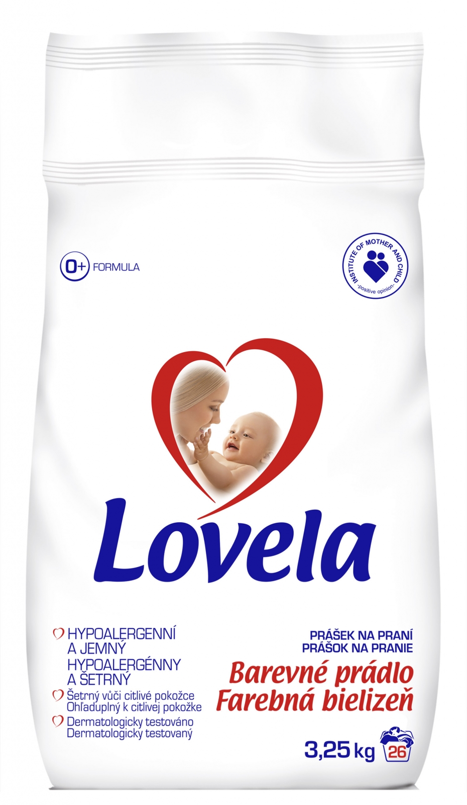 LOVELA prací prášek Barevné prádlo 3,25 kg