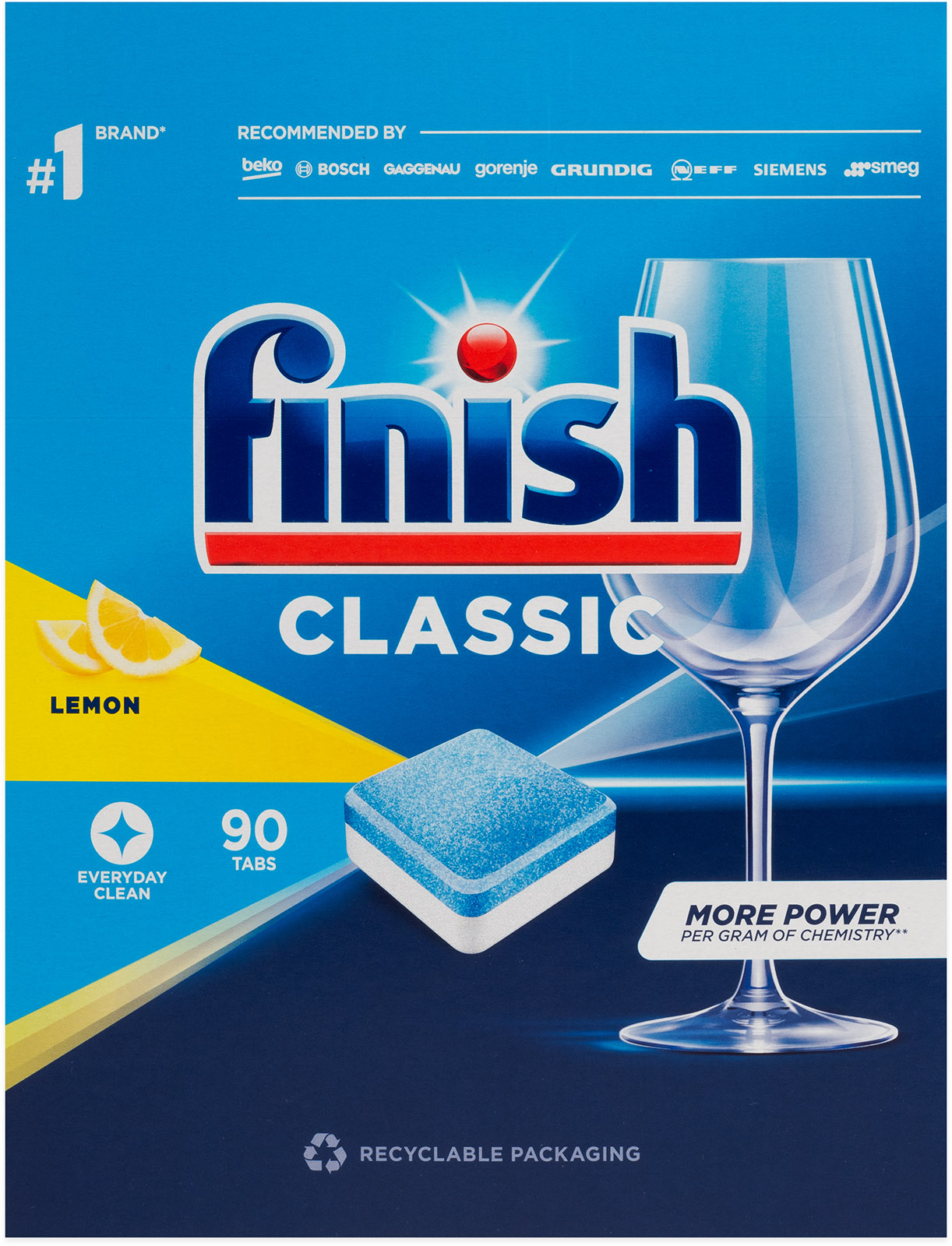 FINISH Classic Lemon tablety 90 ks