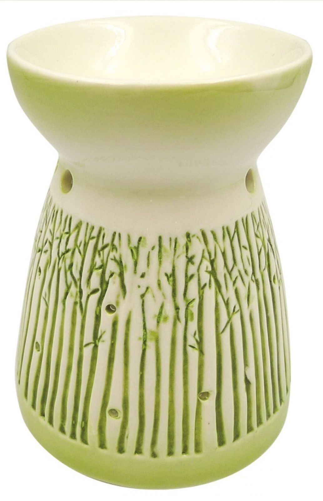 Aromalampa porcelánová zelená 11 cm