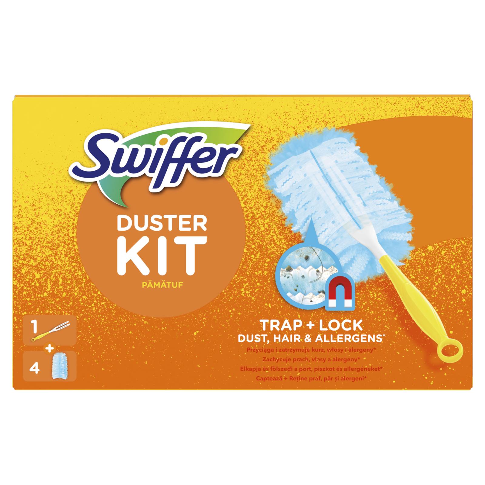 Swiffer Prachovky 4 ks + Násada