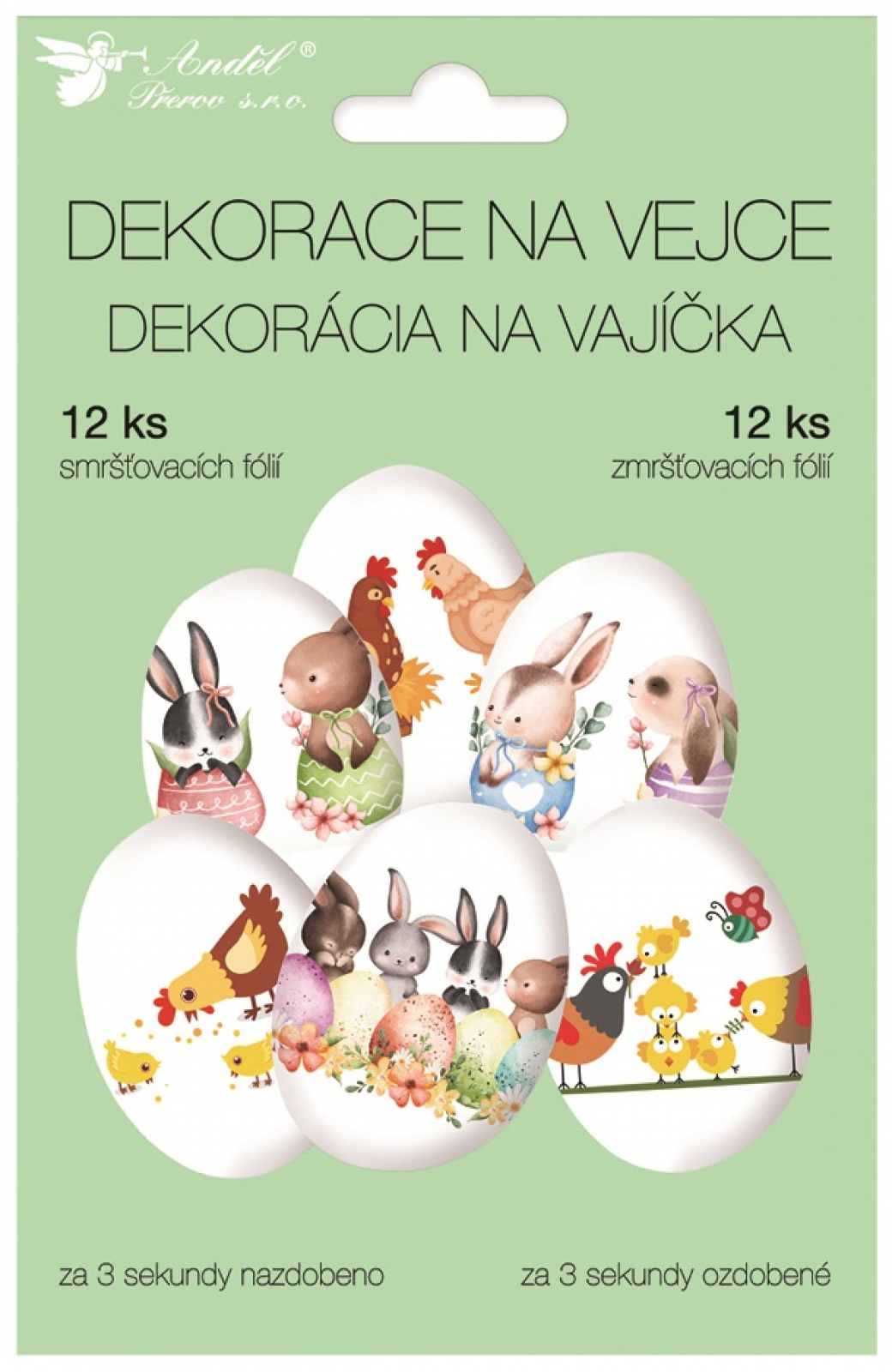 Ko�ilky na vejce velikono�n� zv���tka 12 ks