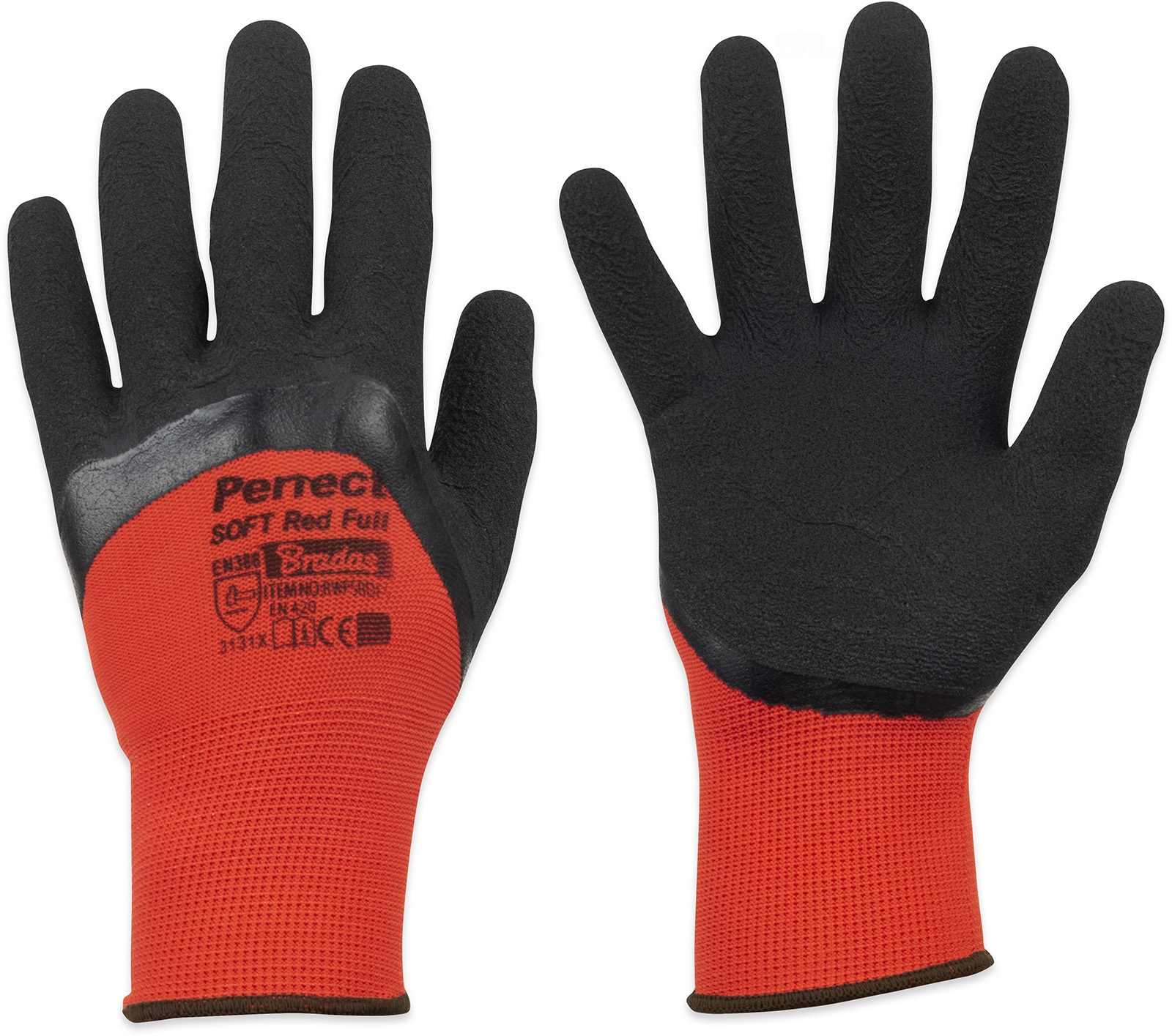 Rukavice Perfect Soft Red Full 9", latex