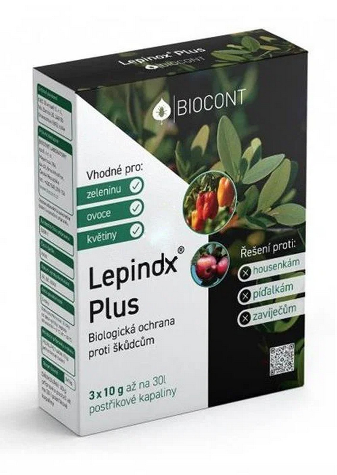 P��pravek proti housenk�m na buxusech LEPINOX PLus 3x10g